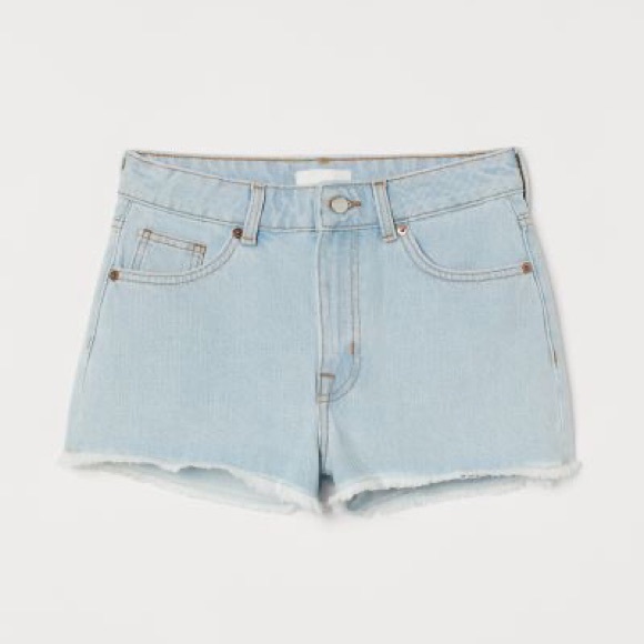H&M denim jean shorts size 12 - Picture 6 of 10